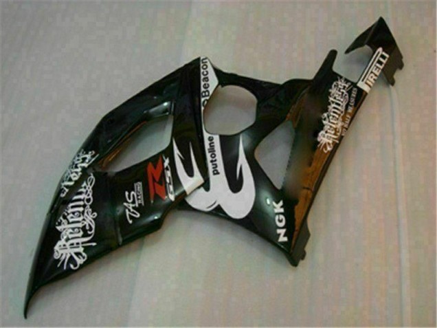 Weiß Schwarz 05-06 Suzuki GSXR 1000 Motorrad Verkleidungen Weiß Schwarz 05-06 Suzuki GSXR 1000 Motorrad Verkleidungen