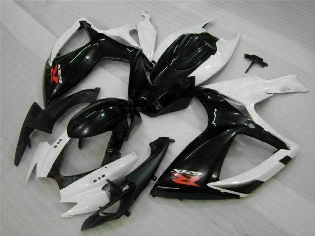 Weiß Schwarz 06-07 Suzuki GSXR 600/750 Motorrad Verkleidung Weiß Schwarz 06-07 Suzuki GSXR 600/750 Motorrad Verkleidung