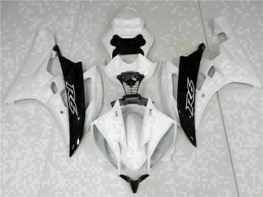 Weiß Schwarz 06-07 Yamaha YZF R6 Motorrad Verkleidung & Plastik