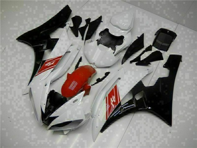 Weiß Schwarz 06-07 Yamaha YZF R6 Motorrad Vollverkleidung Weiß Schwarz 06-07 Yamaha YZF R6 Motorrad Vollverkleidung