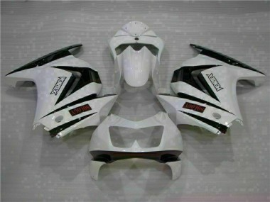 Weiß Schwarz 08-12 Kawasaki EX250 Motorrad Verkleidung
