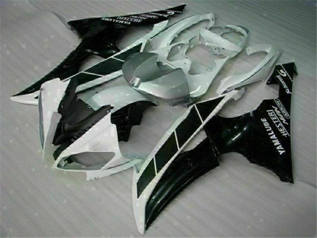 Weiß Schwarz 08-16 Yamaha YZF R6 Motorrad Verkleidung Weiß Schwarz 08-16 Yamaha YZF R6 Motorrad Verkleidung