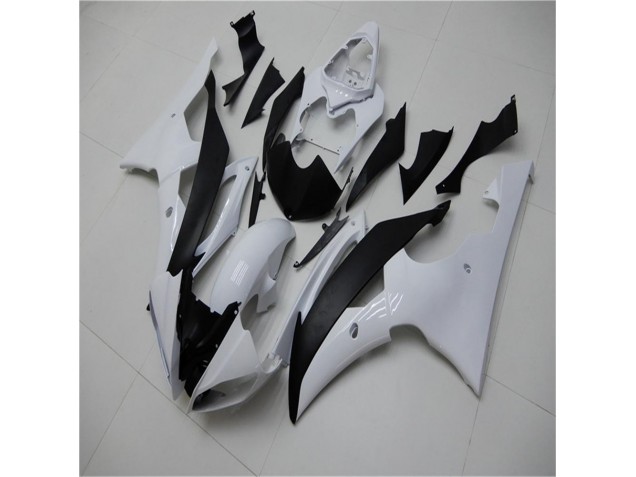 Weiß Schwarz 08-16 Yamaha YZF R6 Motorrad Verkleidungen Weiß Schwarz 08-16 Yamaha YZF R6 Motorrad Verkleidungen
