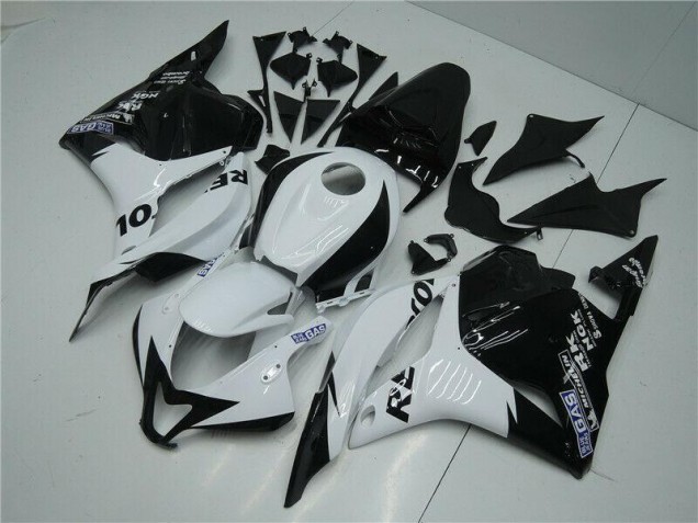 Weiß Schwarz 09-12 Honda CBR600RR Motorrad Verkleidungen Weiß Schwarz 09-12 Honda CBR600RR Motorrad Verkleidungen