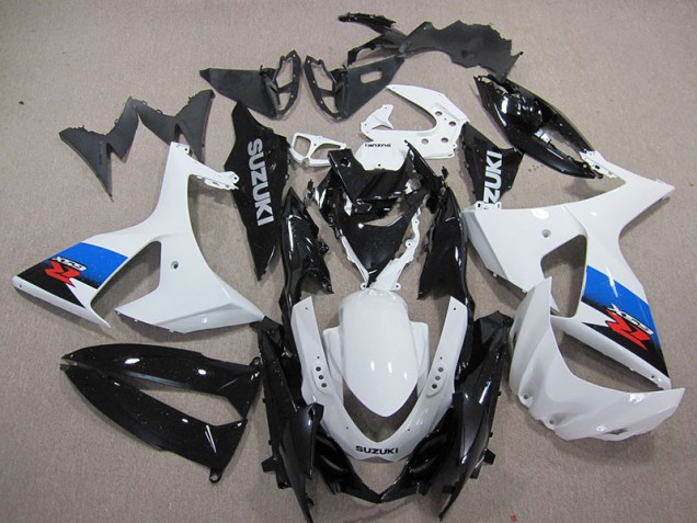 Weiß Schwarz 09-16 Suzuki GSXR 1000 Motorrad Verkleidung & Plastik Weiß Schwarz 09-16 Suzuki GSXR 1000 Motorrad Verkleidung & Plastik
