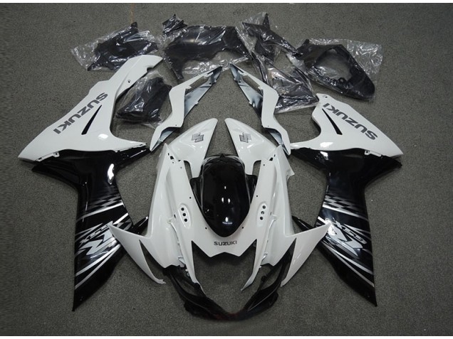 Weiß Schwarz 11-21 Suzuki GSXR 600 Motorrad Verkleidung Weiß Schwarz 11-21 Suzuki GSXR 600 Motorrad Verkleidung