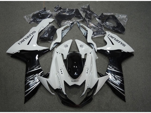 Weiß Schwarz 11-21 Suzuki GSXR 750 Motorrad Verkleidungen Weiß Schwarz 11-21 Suzuki GSXR 750 Motorrad Verkleidungen