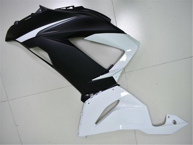 Weiß Schwarz 13-18 Kawasaki ZX6R Motorrad Verkleidungen Weiß Schwarz 13-18 Kawasaki ZX6R Motorrad Verkleidungen