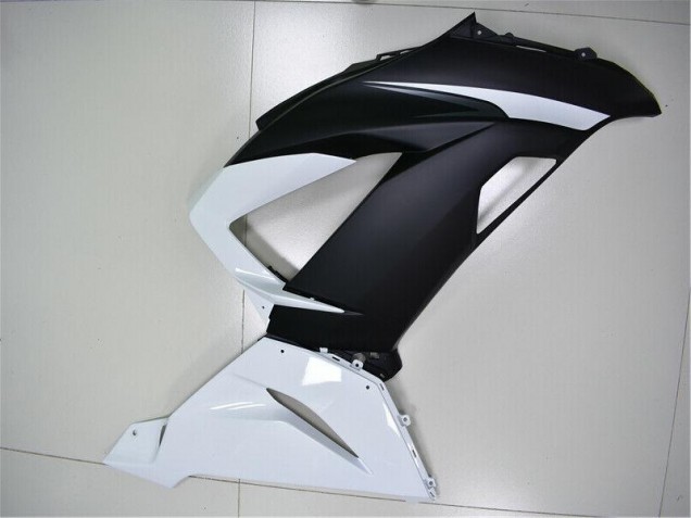 Weiß Schwarz 13-18 Kawasaki ZX6R Motorrad Verkleidungen Weiß Schwarz 13-18 Kawasaki ZX6R Motorrad Verkleidungen