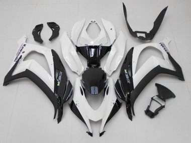 Weiß Schwarz 16-19 Kawasaki ZX10R Motorrad Verkleidung
