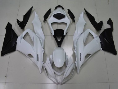 Weiß Schwarz 636 13-18 Kawasaki ZX6R Motorrad Verkleidung