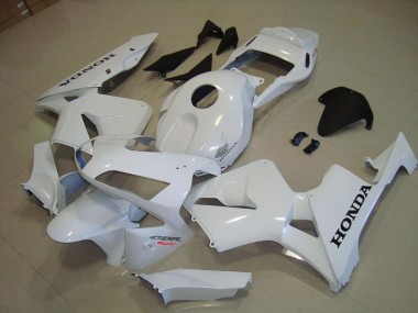 Weiß Schwarz Aufkleber 03-04 Honda CBR600RR Motorrad Verkleidung