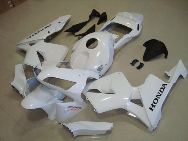 Weiß Schwarz Aufkleber 03-04 Honda CBR600RR Motorrad Verkleidung
