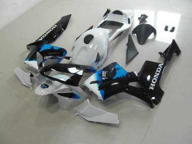 Weiß Schwarz Blau 03-04 Honda CBR600RR Motorrad Verkleidungen