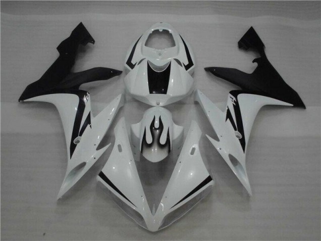 Weiß Schwarz Flamme 04-06 Yamaha YZF R1 Motorrad Verkleidung Weiß Schwarz Flamme 04-06 Yamaha YZF R1 Motorrad Verkleidung
