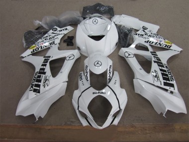 Weiß Schwarz Jordan 07-08 Suzuki GSXR 1000 Motorrad Verkleidung