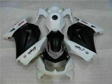 Weiß Schwarz Ninja 08-12 Kawasaki EX250 Motorrad Verkleidung