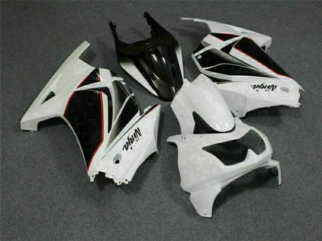 Weiß Schwarz Ninja 08-12 Kawasaki EX250 Motorrad Verkleidungen Weiß Schwarz Ninja 08-12 Kawasaki EX250 Motorrad Verkleidungen