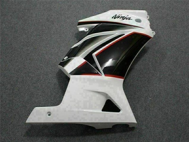 Weiß Schwarz Ninja 08-12 Kawasaki EX250 Motorrad Verkleidungen Weiß Schwarz Ninja 08-12 Kawasaki EX250 Motorrad Verkleidungen