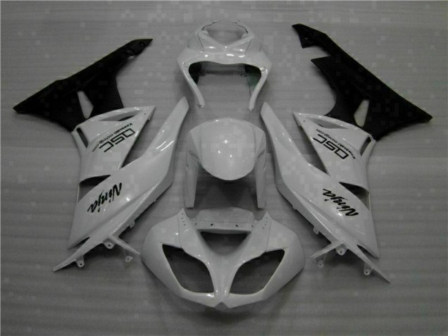 Weiß Schwarz Ninja 09-12 Kawasaki ZX6R Motorrad Verkleidung Weiß Schwarz Ninja 09-12 Kawasaki ZX6R Motorrad Verkleidung