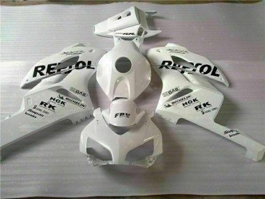 Weiß Schwarz Repsol 04-05 Honda CBR1000RR Motorrad Verkleidung