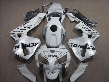 Weiß Schwarz Repsol 05-06 Honda CBR600RR Motorrad Verkleidungen
