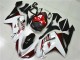 Weiß Schwarz Rot 07-08 Kawasaki ZX6R Motorrad Verkleidung Weiß Schwarz Rot 07-08 Kawasaki ZX6R Motorrad Verkleidung
