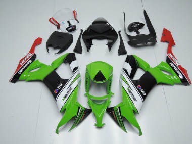 Weiß Schwarz Und Grün 08-10 Kawasaki ZX10R Motorrad Verkleidung