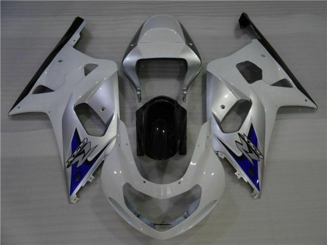 Weiß Silber 01-03 Suzuki GSXR 600/750 Motorrad Verkleidung Weiß Silber 01-03 Suzuki GSXR 600/750 Motorrad Verkleidung
