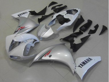 Weiß Silber 12-14 Yamaha YZF R1 Motorrad Verkleidung