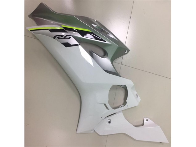 Weiß Silber 17-21 Yamaha YZF R6 Motorrad Verkleidung Weiß Silber 17-21 Yamaha YZF R6 Motorrad Verkleidung
