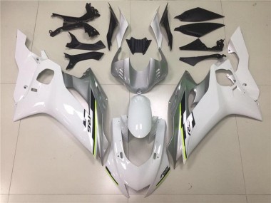 Weiß Silber 17-21 Yamaha YZF R6 Motorrad Verkleidung