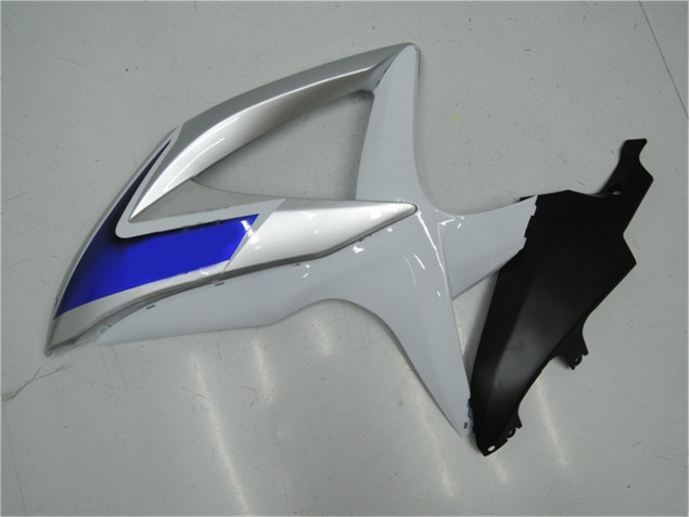 Weiß Silber Blau 08-10 Suzuki GSXR 600/750 Motorrad Verkleidung Weiß Silber Blau 08-10 Suzuki GSXR 600/750 Motorrad Verkleidung