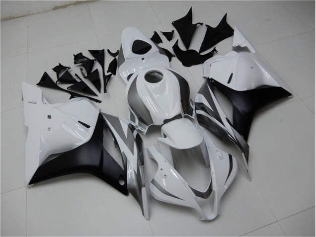 Weiß Silber Schwarz 09-12 Honda CBR600RR Motorrad Verkleidung Weiß Silber Schwarz 09-12 Honda CBR600RR Motorrad Verkleidung