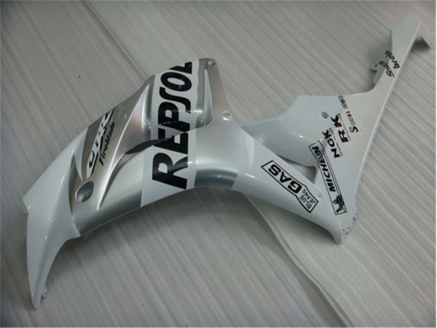 Weiß Silber Schwarz Repsol 04-05 Honda CBR1000RR Motorrad Verkleidung Weiß Silber Schwarz Repsol 04-05 Honda CBR1000RR Motorrad Verkleidung