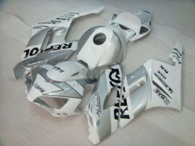 Weiß Silber Schwarz Repsol 04-05 Honda CBR1000RR Motorrad Verkleidungen