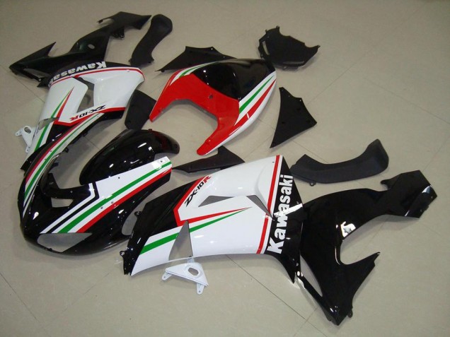 Weiß Und Schwarz 06-07 Kawasaki ZX10R Motorrad Verkleidung Weiß Und Schwarz 06-07 Kawasaki ZX10R Motorrad Verkleidung