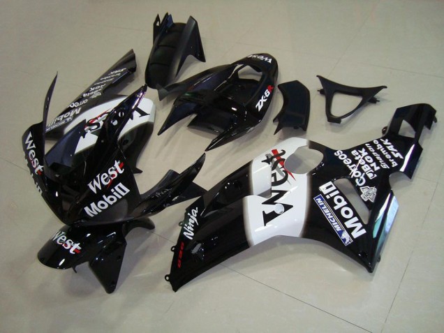 West 03-04 Kawasaki ZX6R Motorrad Verkleidung West 03-04 Kawasaki ZX6R Motorrad Verkleidung